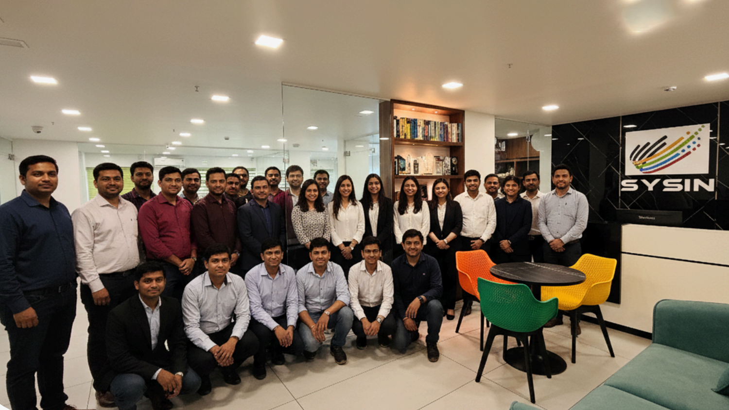 The Sysin Technologies team in a working session