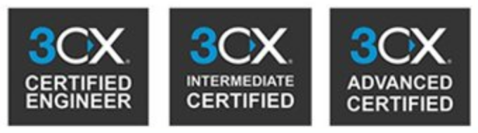 3CX Certified, Intermediate and Advanced Engineer